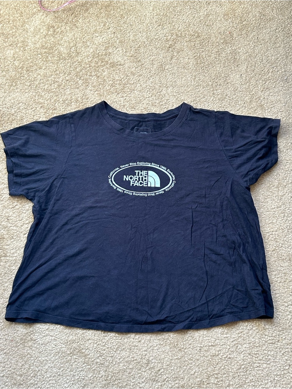The North Face Women’s 2X Black Graphic Logo T-Shirt Short Sleeve Tee